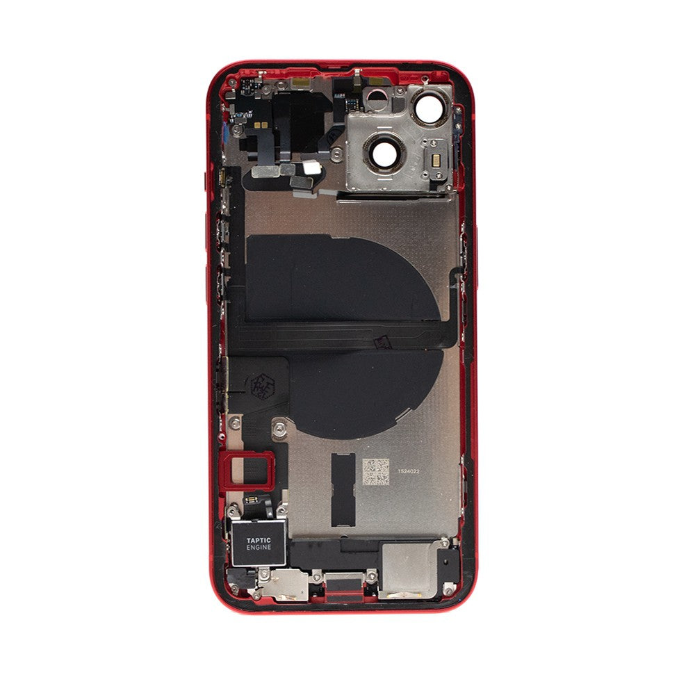 Rear Housing with Full Set Parts for iPhone 13-Red (Purple) Rear Housing with Full Set Parts for iPhone 13-Red (Purple)